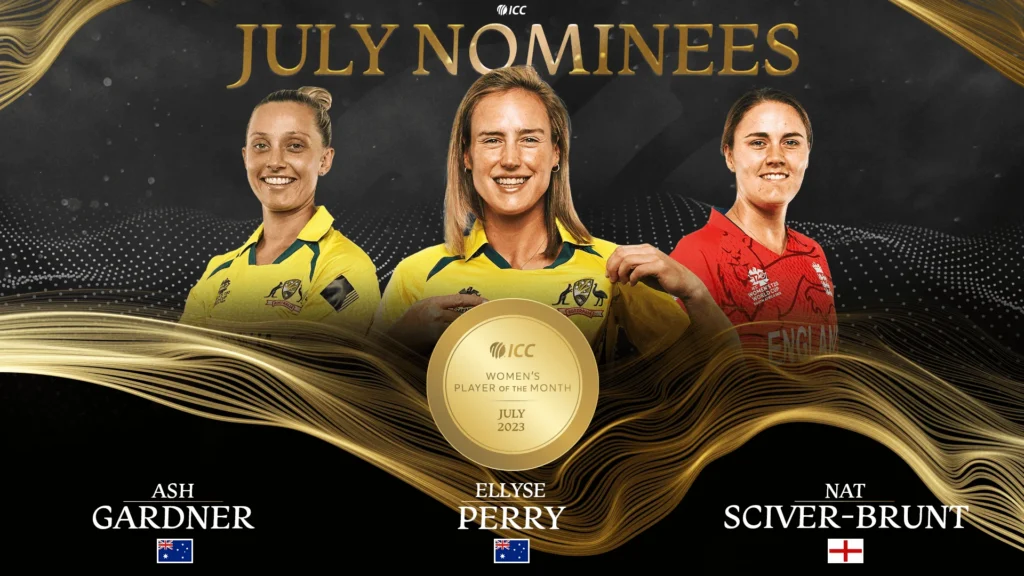 ICC Women's Player of the Month for July 2023