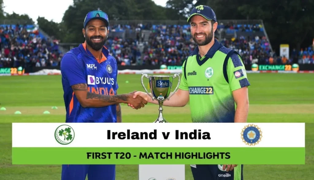 Game day spotlight: Ireland faces off against India.
