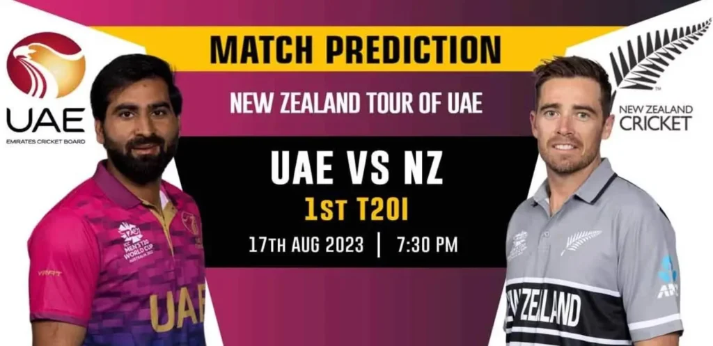 Analytical preview for the upcoming T20 match: UAE against New Zealand.