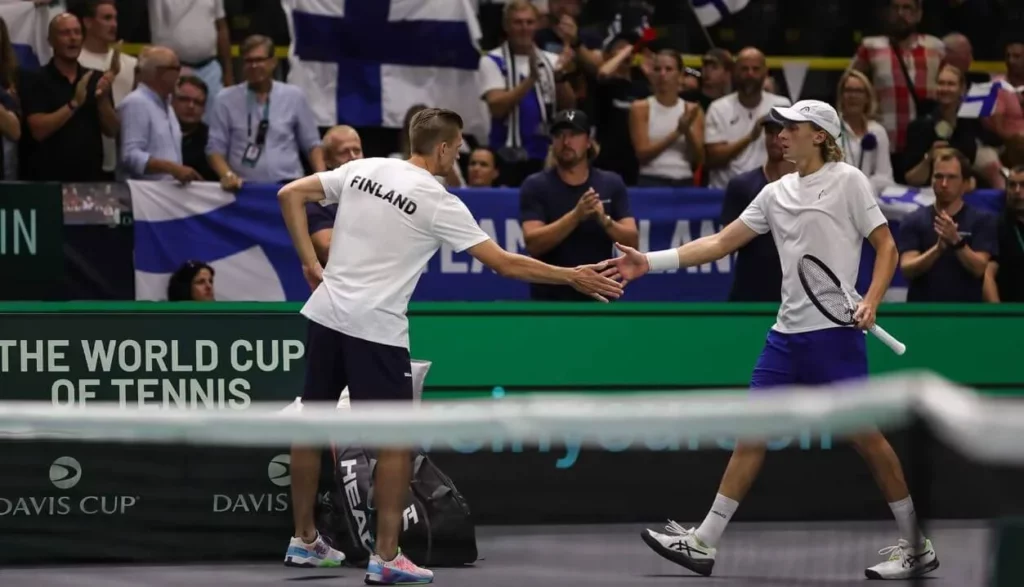 Davis Cup Shocker: Finland Surges Ahead at the Expense of the United States.