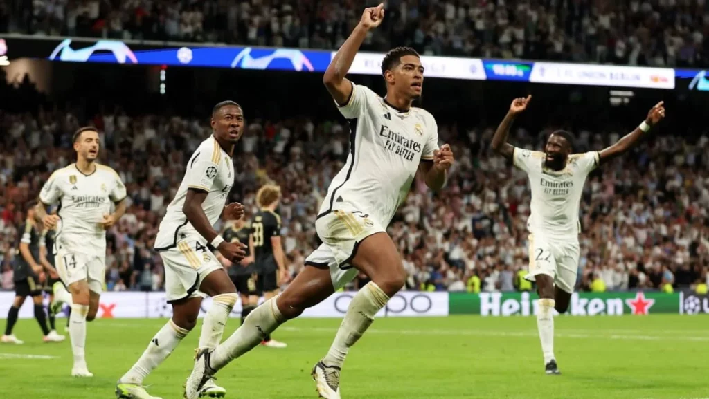 Last-Minute Heroics: Jude Bellingham's Late Goal Propels Real Madrid to Victory Over Union Berlin.