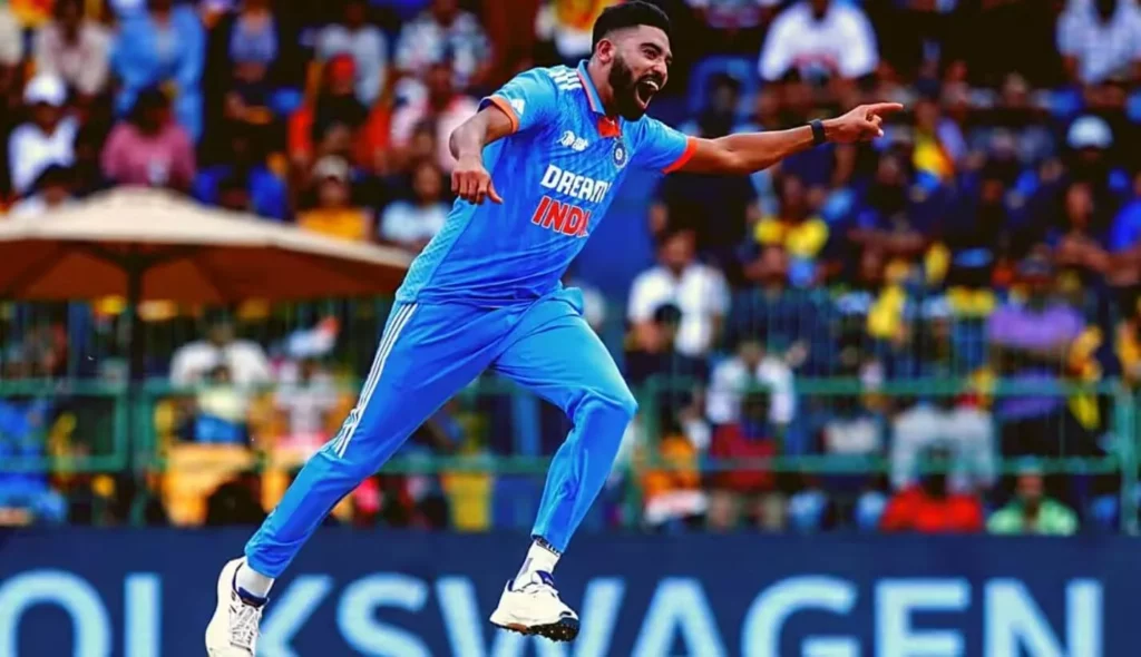 Mohammed Siraj, the unparalleled bowler of Asia Cup 2023, in form.