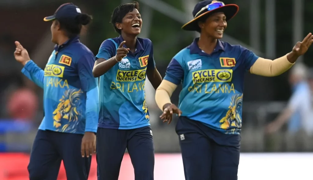 Trio from the Sri Lanka Women's cricket squad.