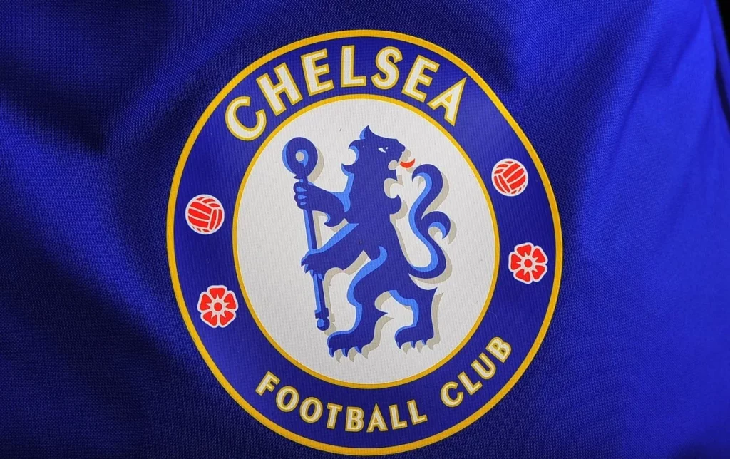 Chelsea Football Club's iconic crest featuring traditional design.