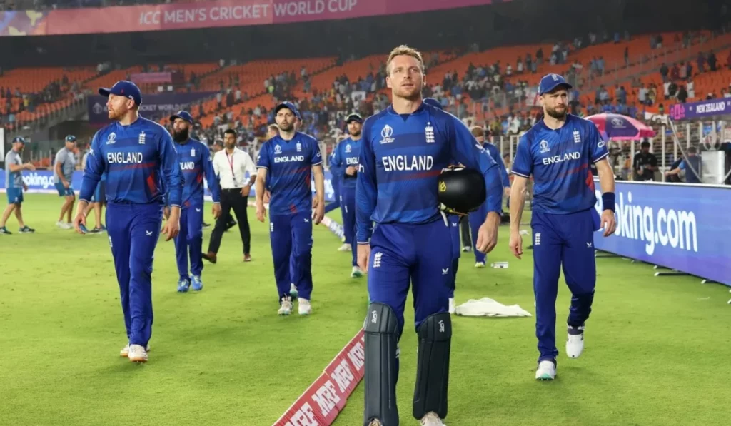 Moment of unity: England cricket team after a game.