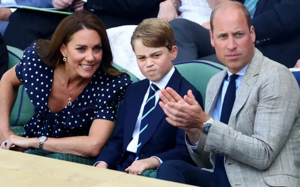 The young prince wasn't taken in by Kyrgios's antics.