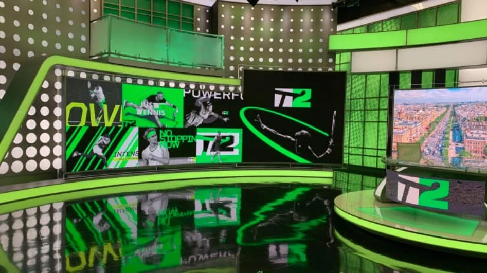 Inside look at the T2 studio by Tennis Channel.