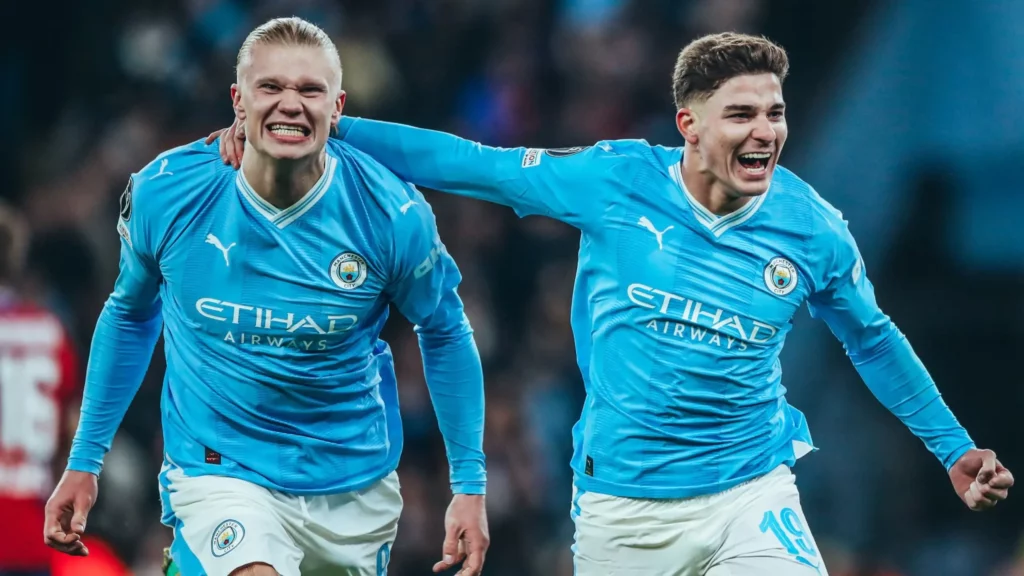 City's fantastic fightback secures Champions League group