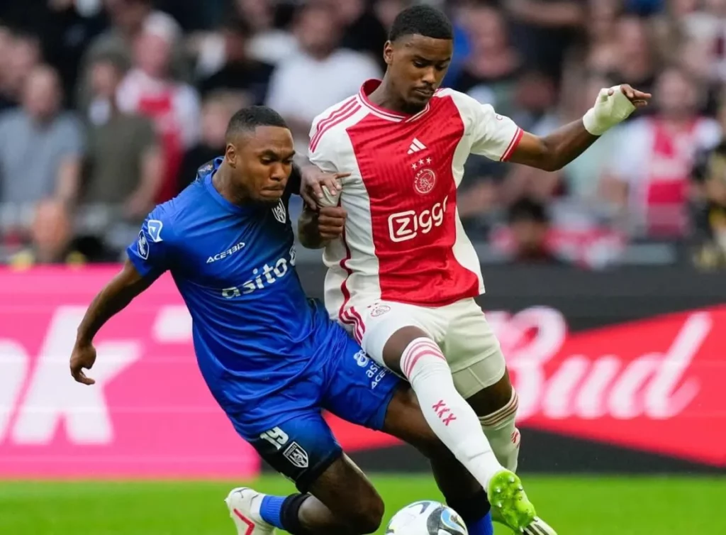 Jorrel Hato, aged 17, is among Ajax's top promising talents.