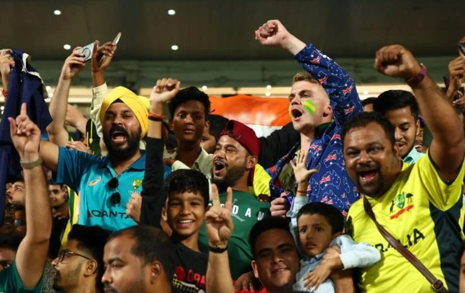 Jubilant scenes unfold in Kolkata as fans celebrate the game's outcome.