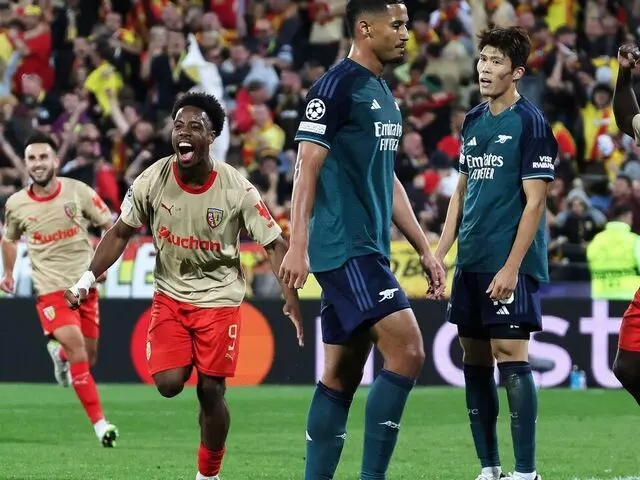 Arsenal surrender lead in shock UCL group-stage loss at Lens