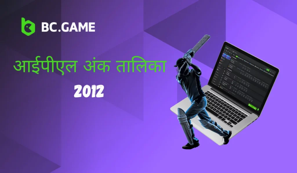आईपीएल अंक तालिका 2012