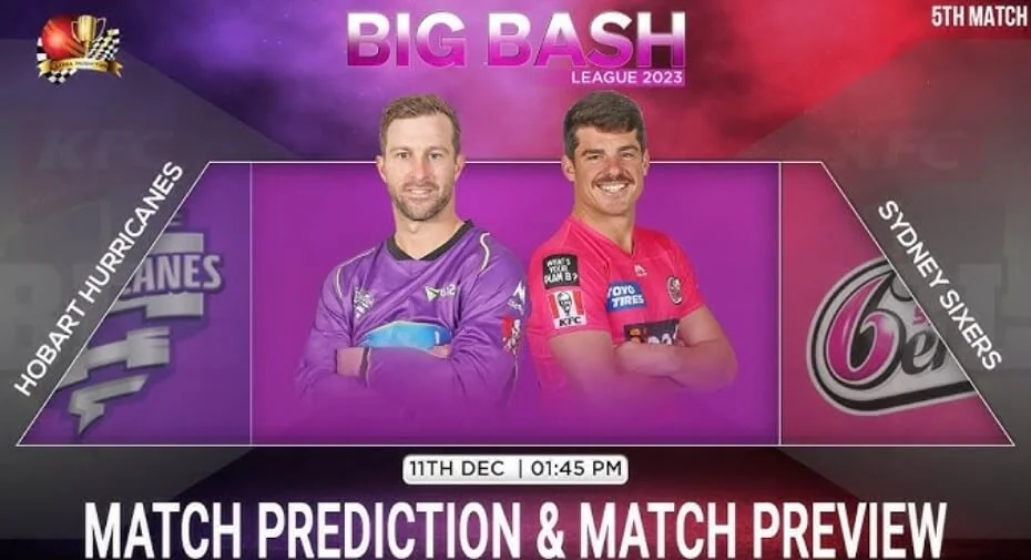 BBL Betting Preview: Hobart Hurricanes vs Sydney Sixers Matchup.