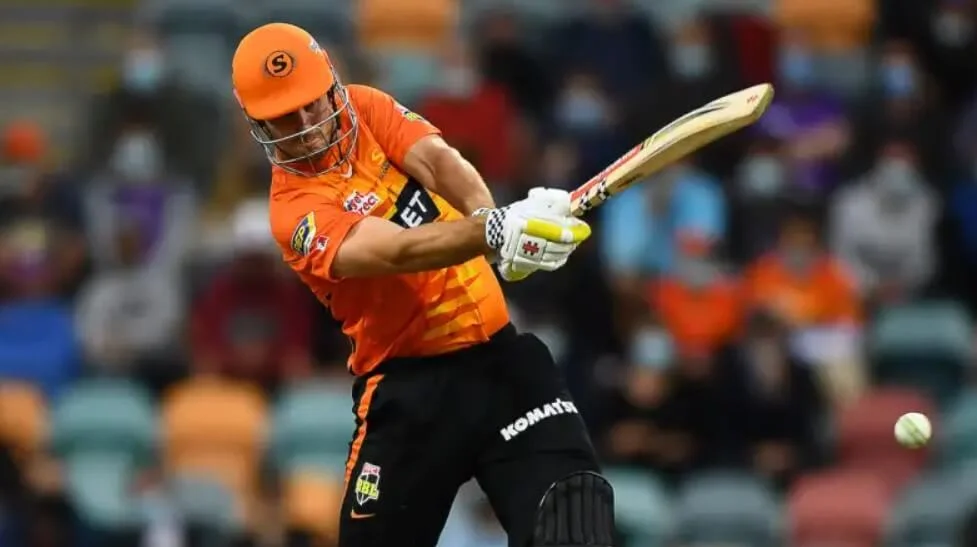 Perth Scorchers player in action during a Big Bash League match.