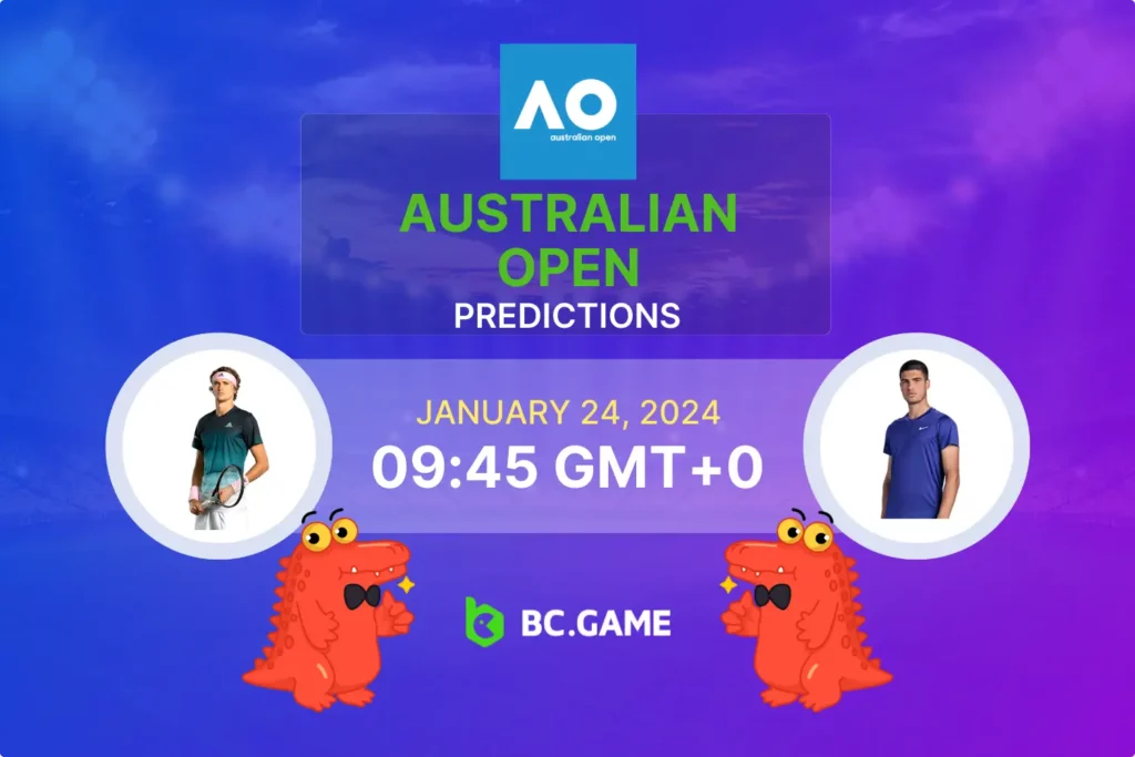 Australian Open: Zverev-Alcaraz Quarter-Final Prediction, Odds, and Betting Advice.
