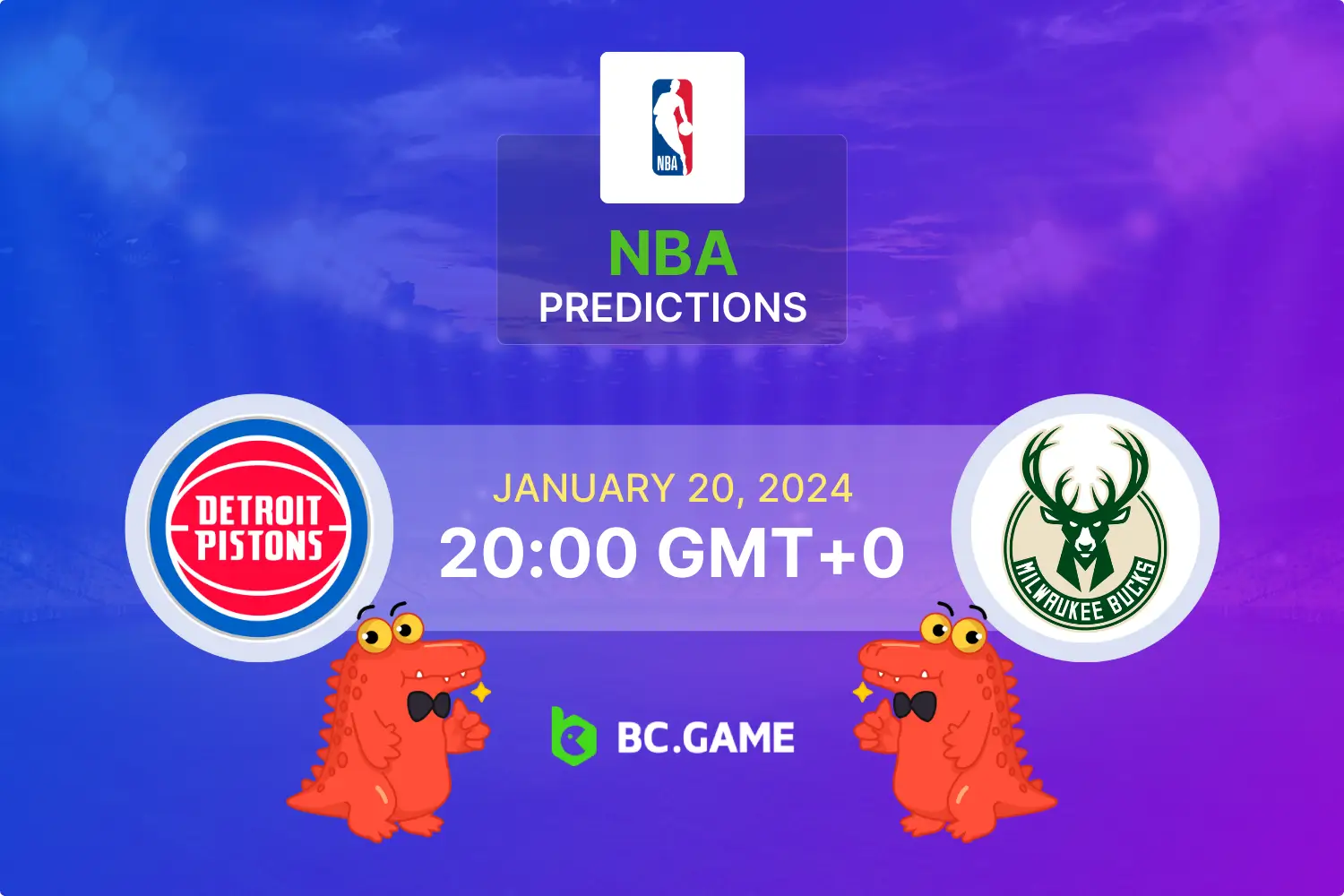 Detroit Pistons vs Milwaukee Bucks Prediction, Odds, Betting Tips BC.GAME