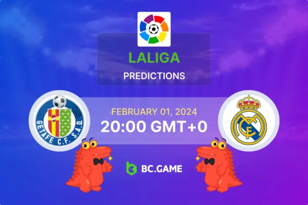 Getafe-Real Madrid (Espanha: La Liga Rodada 20): previsões, probabilidades, dicas de apostas