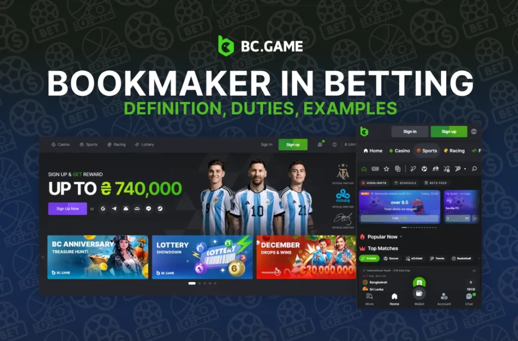 Bookmaker In Betting: Definition, Duties, Examples