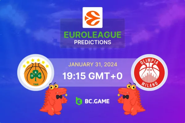 Panathinaikos vs Milano Prediction, Odds, Betting Tips – EuroLeague Round 24