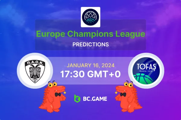 PAOK vs Tofas Bursa Prediction, Odds, Betting Tips – Europe Champions League Qualification