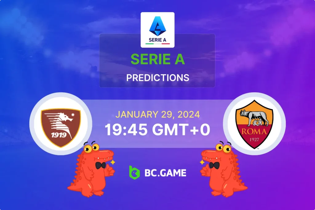 Serie A Clash: Salernitana vs Roma Betting Odds and Match Prediction.