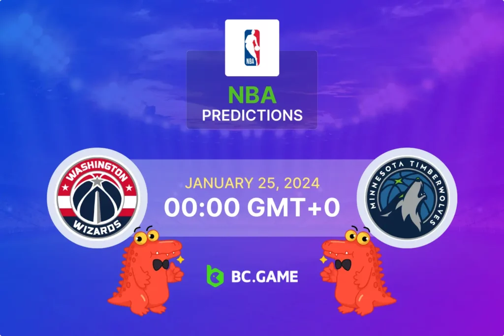 NBA Betting Focus: Wizards vs Timberwolves Prediction and Odds.