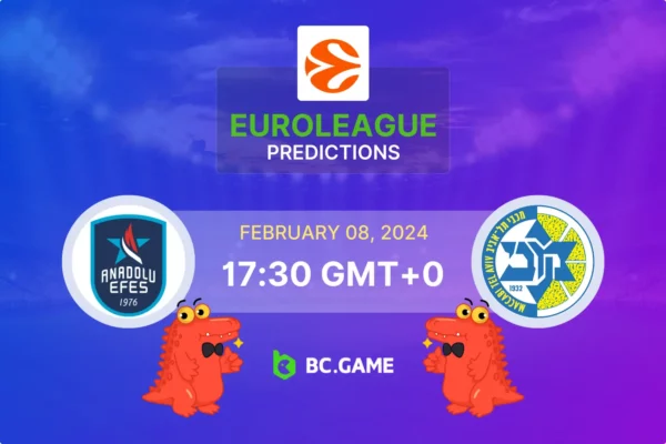Anadolu Efes vs Maccabi Tel Aviv Prediction, Odds, Betting Tips – Euroleague