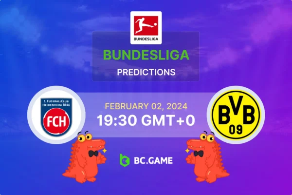 Heidenheim vs Borussia Dortmund Prediction, Odds, Betting Tips – Bundesliga Round 20