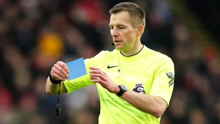 Sin-bin trials in football to feature the introduction of blue cards