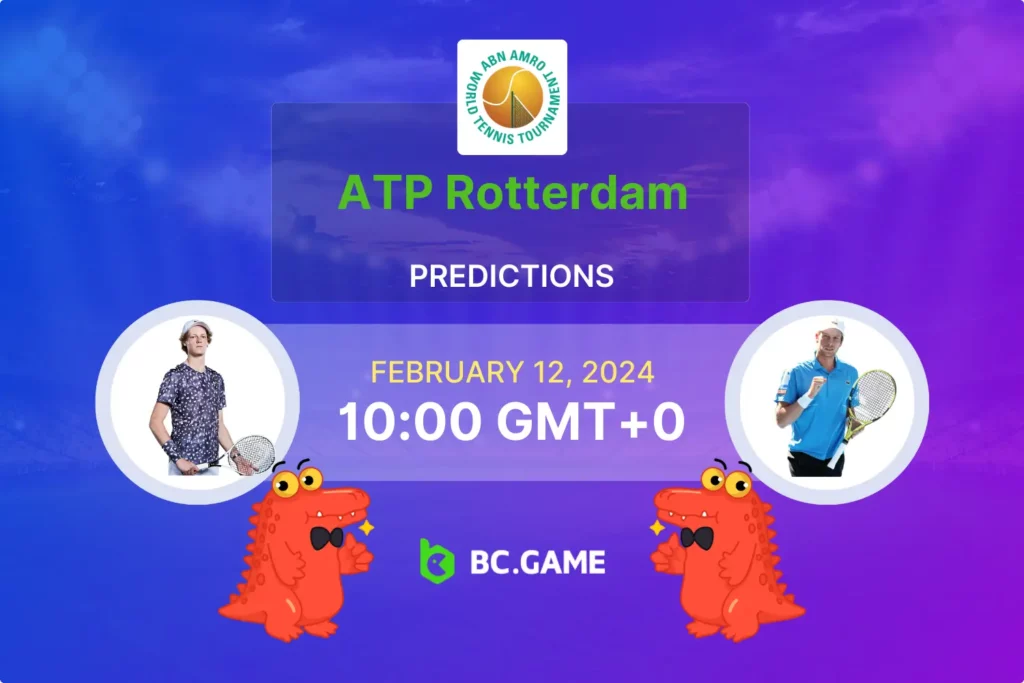 Sinner vs Van De Zandschulp: ATP Rotterdam Opening Round Odds & Predictions.