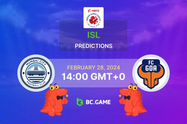 Mumbai City FC vs FC Goa Prediction, Odds, Betting Tips – ISL 2023-24