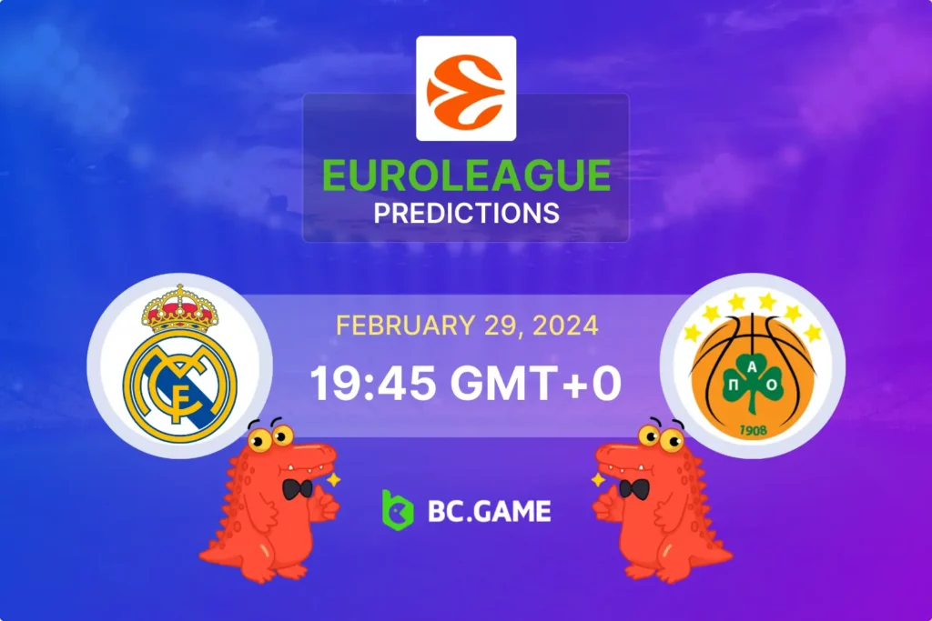 Real Madrid vs Panathinaikos Prediction, Odds, Betting Tips – EuroLeague
