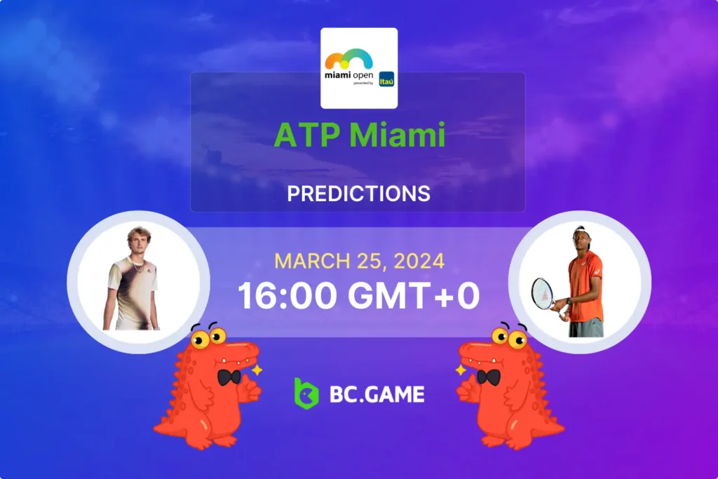 Zverev vs Eubanks: Navigating the Odds for ATP Miami Clash.