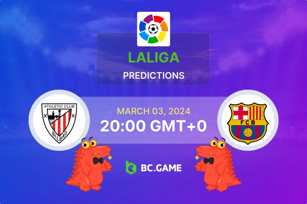 Clash of Titans: Athletic Bilbao vs Barcelona LaLiga Betting Tips and Predictions.