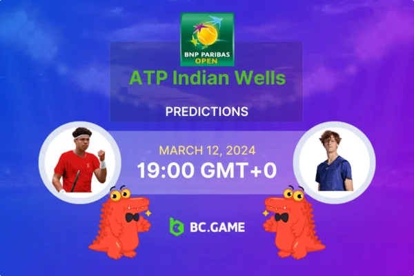 Ben Shelton vs Jannik Sinner Prediction, Odds, Betting Tips – ATP Indian Wells