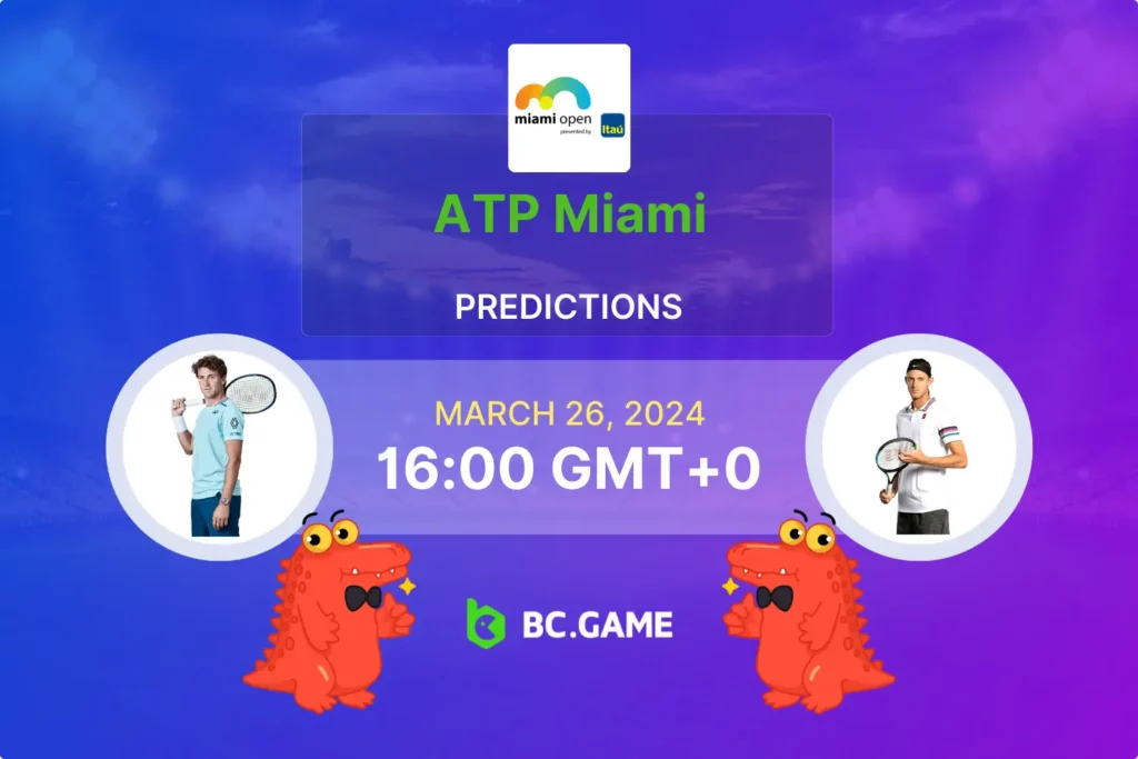 Expert Prediction and Betting Guide: Ruud vs Jarry at ATP Miami.
