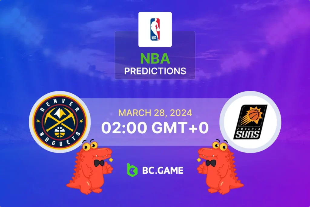 Denver Nuggets vs Phoenix Suns: Comprehensive NBA Prediction, Odds, and Tips for the Upcoming Showdown.