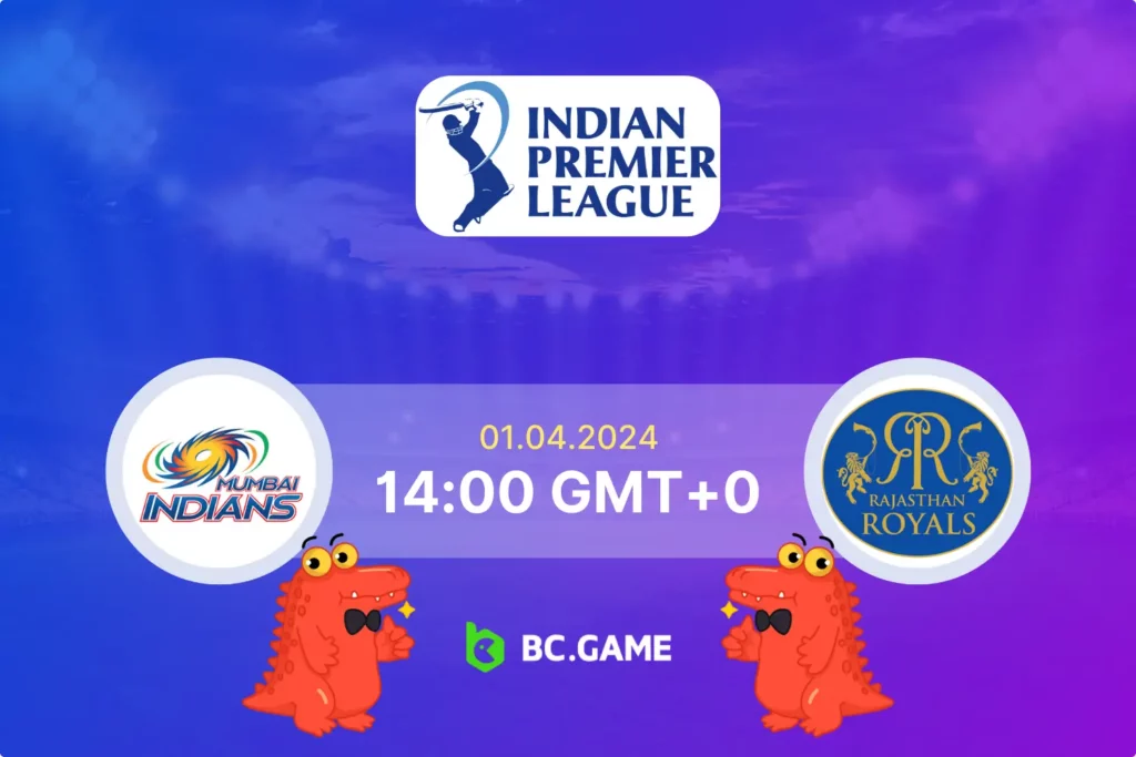 Mumbai Indians vs Rajasthan Royals: IPL Match Odds & Winning Predictions.