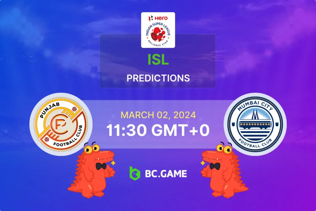 Punjab FC vs Mumbai City FC Prediction, Odds, Betting Tips – Indian Super League