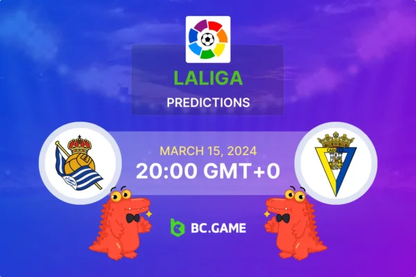 Real Sociedad vs Cadiz (La Liga): previsões e dicas de apostas