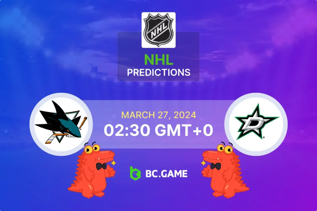 Sharks vs Stars: Your Ultimate Guide to Betting on this NHL Clash.