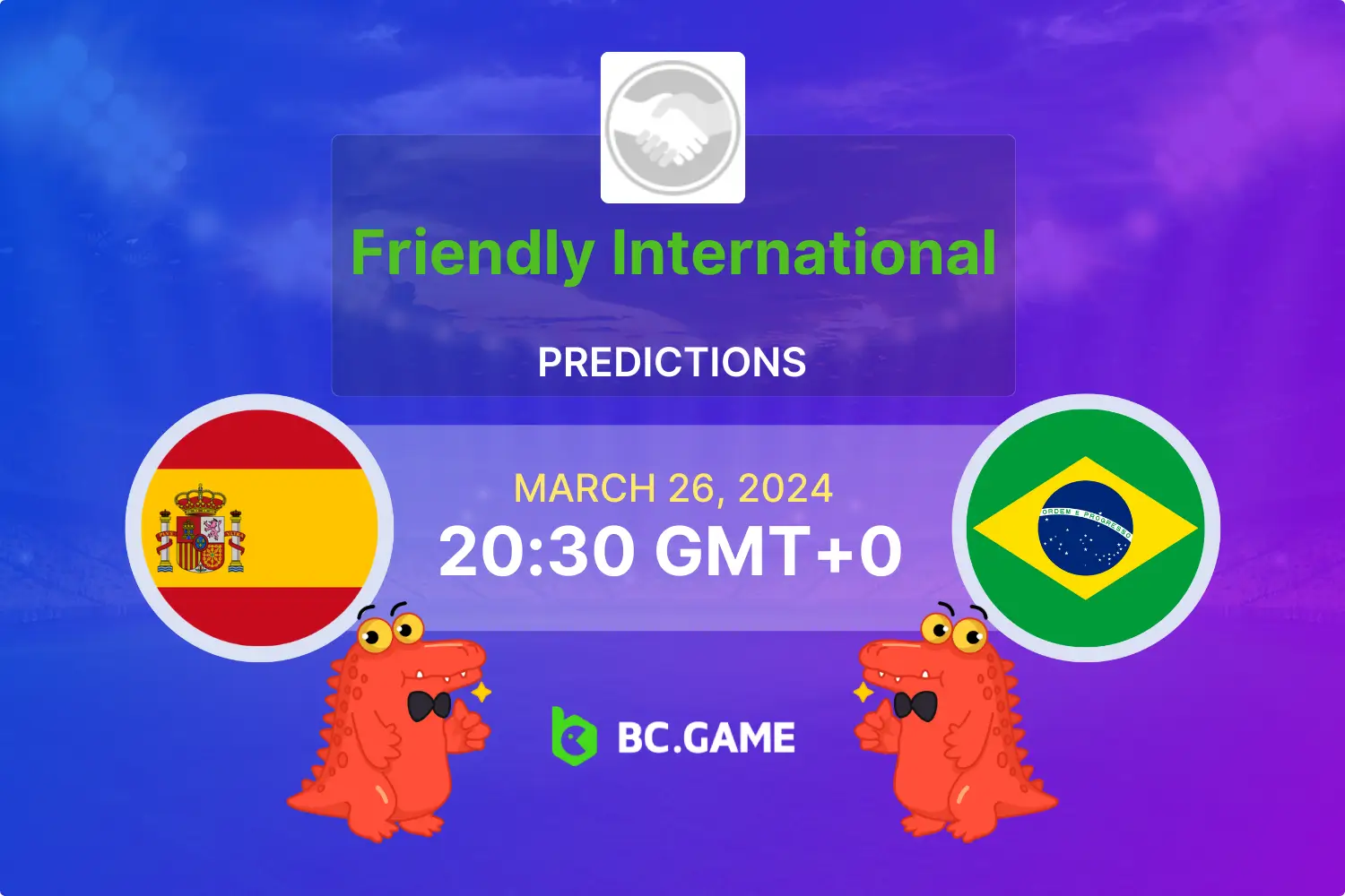 Spain vs Brazil Prediction, Odds, Betting Tips BC.GAME