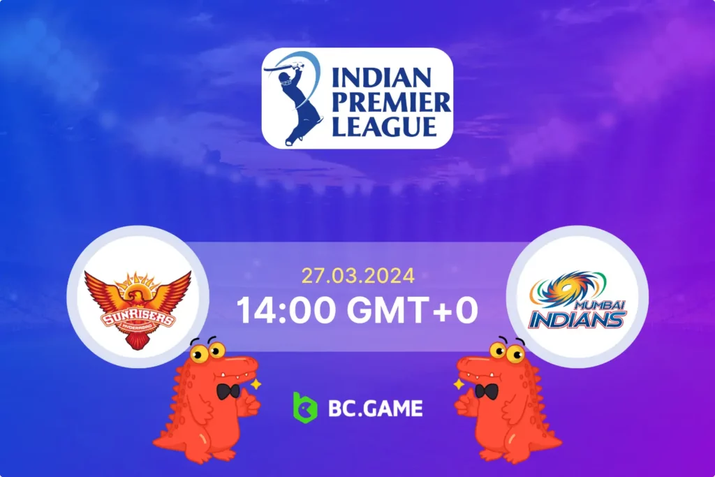 IPL 2024 Betting Preview: Sunrisers Hyderabad vs Mumbai Indians Predictions & Odds.