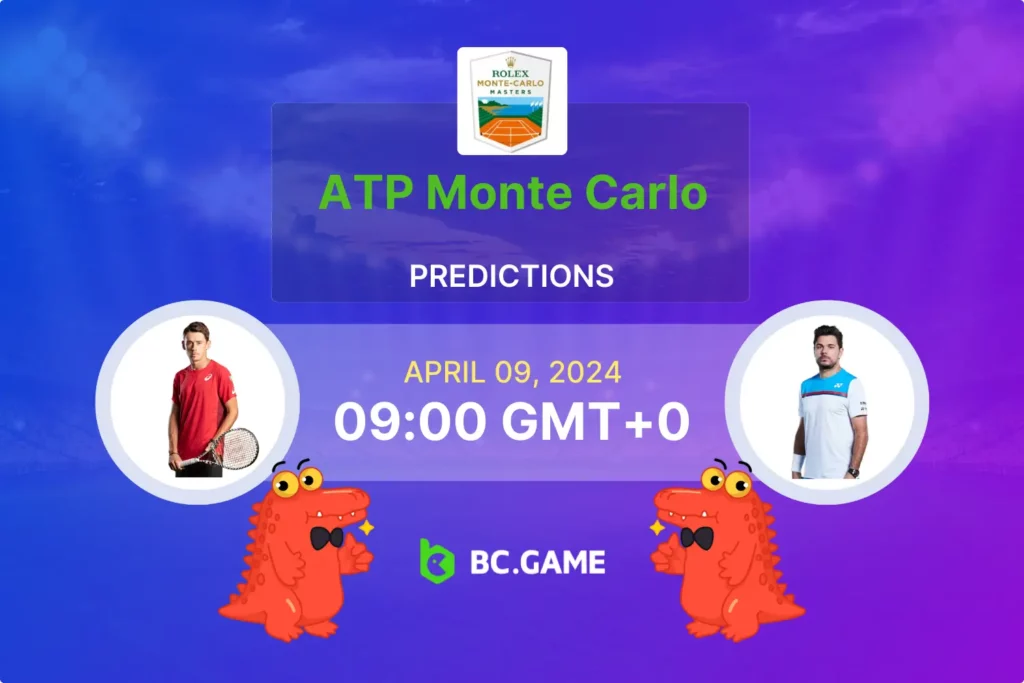 Monte Carlo Masters: De Minaur vs Wawrinka Match Preview, Betting Odds & Strategy.