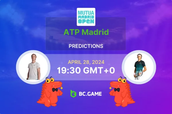 Denis Shapovalov vs Alexander Zverev Prediction, Odds, Betting Tips – ATP Mutua Madrid Open