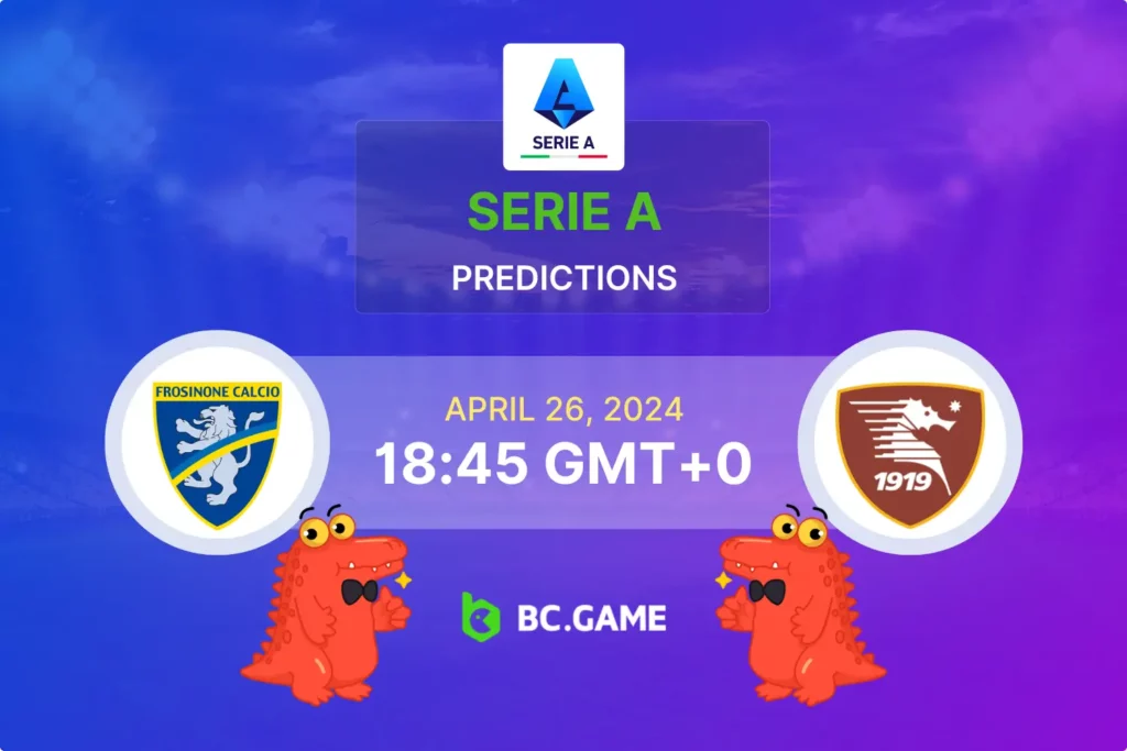 Frosinone vs Salernitana: Odds, Predictions, and Tips for Serie A Match on April 26.