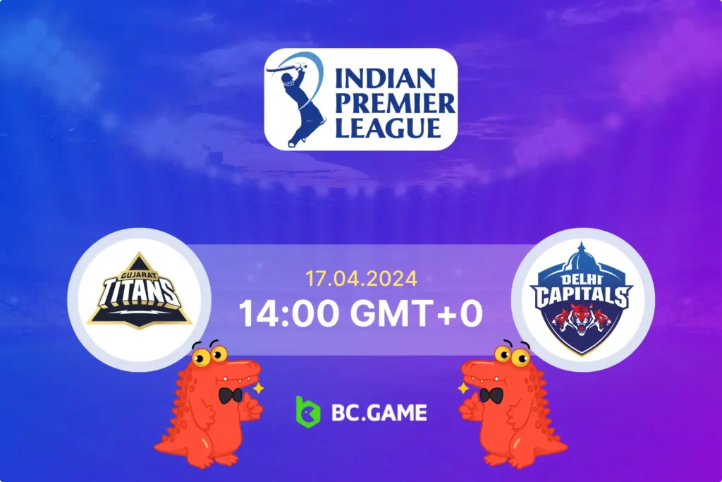 Gujarat Titans vs Delhi Capitals: IPL 2024 Match Odds and Predictions.