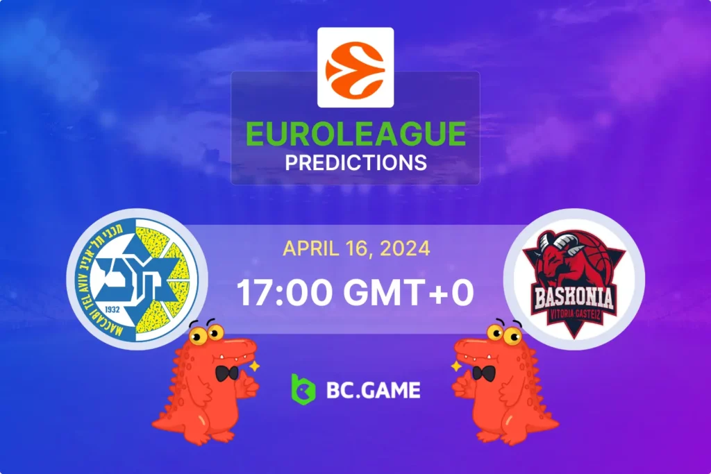 EuroLeague Clash: Maccabi Tel Aviv vs Baskonia - Prediction, Odds, Betting Guide.