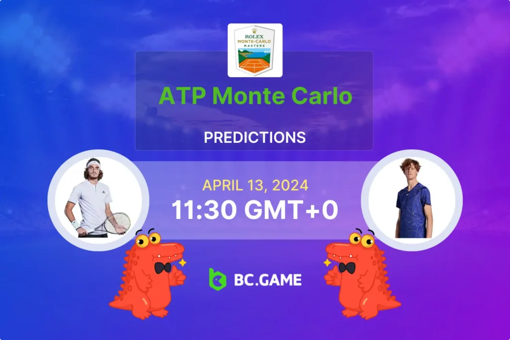 ATP Monte Carlo: Tsitsipas vs Sinner Match Odds and Betting Tips.