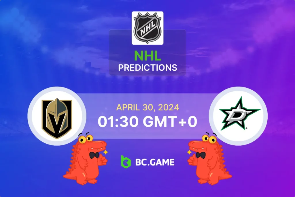 Predicting the Vegas Golden Knights vs Dallas Stars Playoff Game: Betting Odds and Tips.